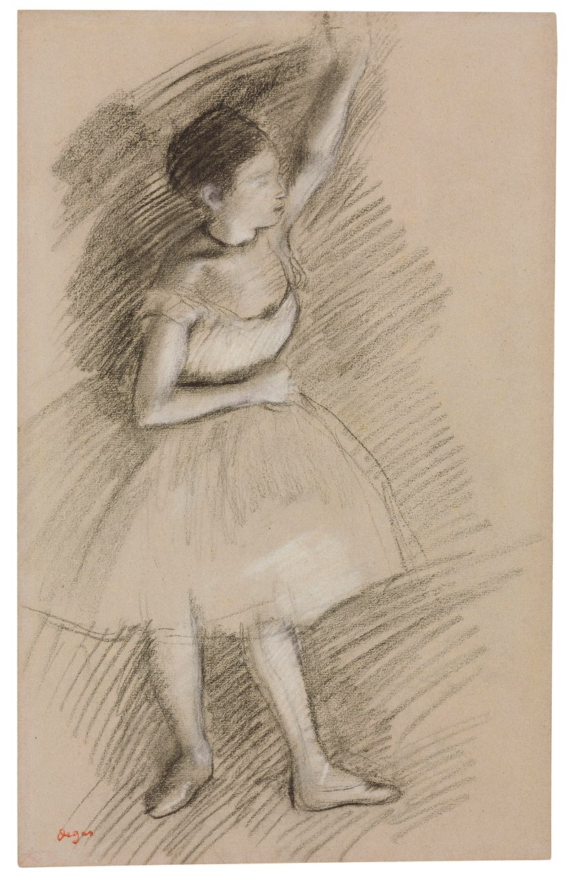 Bir Dansçının Çalışması by Edgar Degas