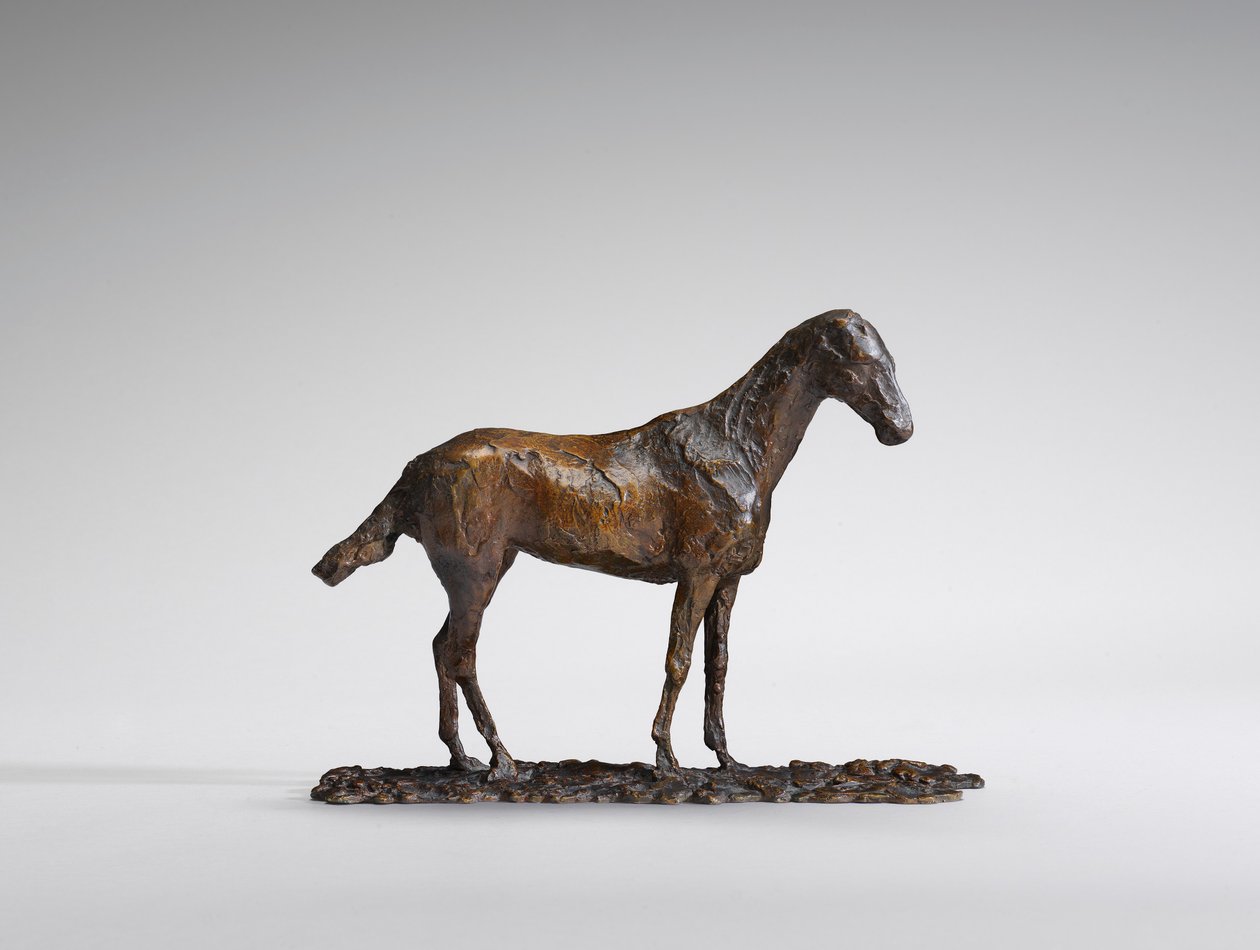 Mustang çalışması, orijinal mum 1860