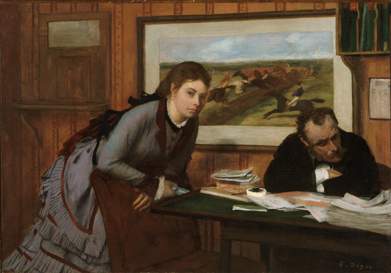 Surat asmak, yaklaşık 1870 by Edgar Degas