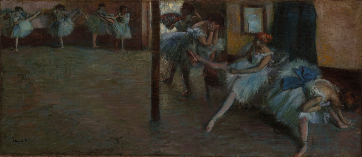 bale provası by Edgar Degas