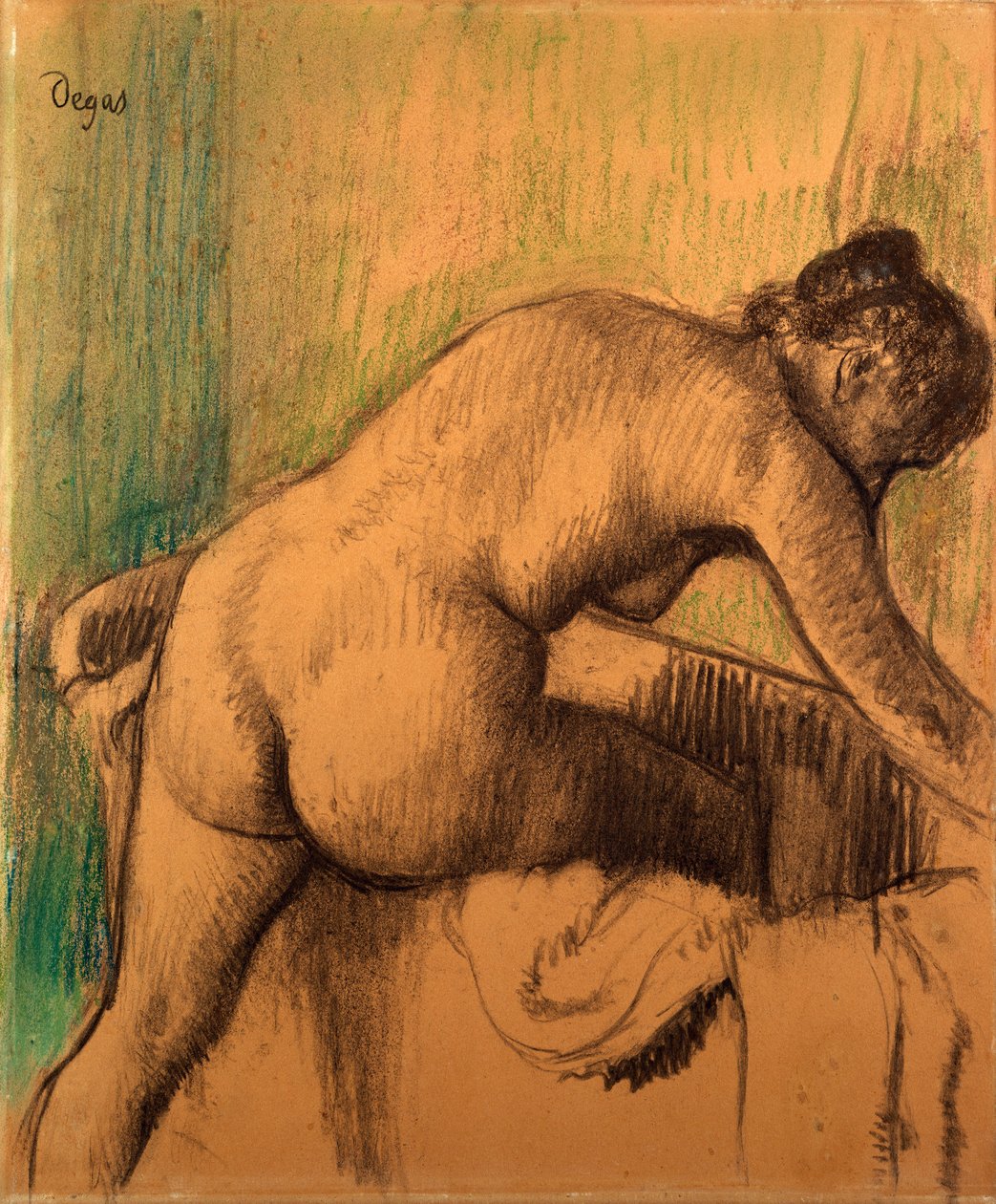 Hamam, 1883 by Edgar Degas