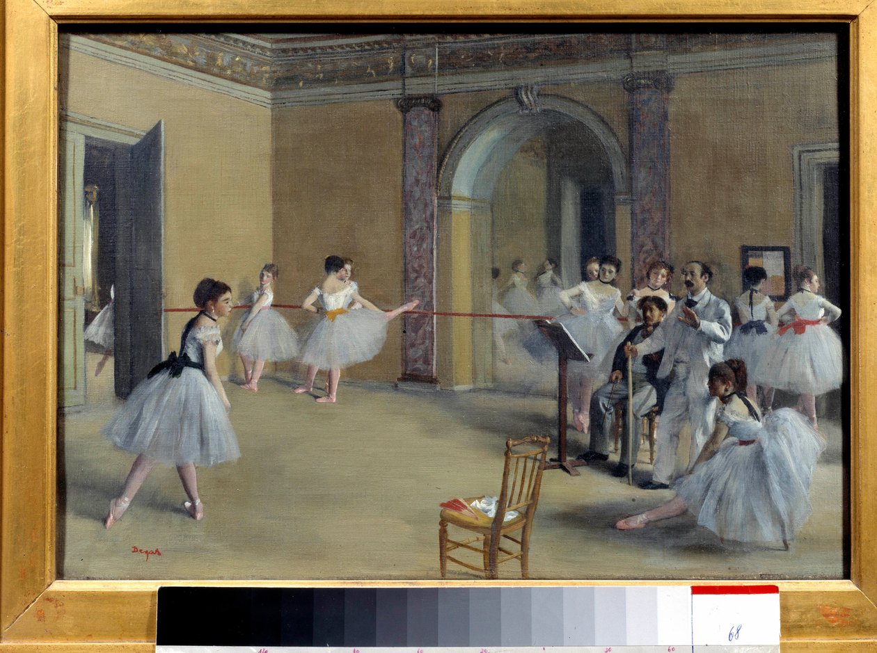 Opera Rue Le Peletier'deki Dans Fuayesi by Edgar Degas