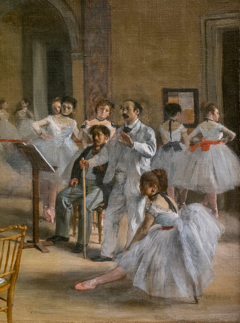 Dans Lecon (detay). 1872. Tuval üzerine yağlı boya. by Edgar Degas