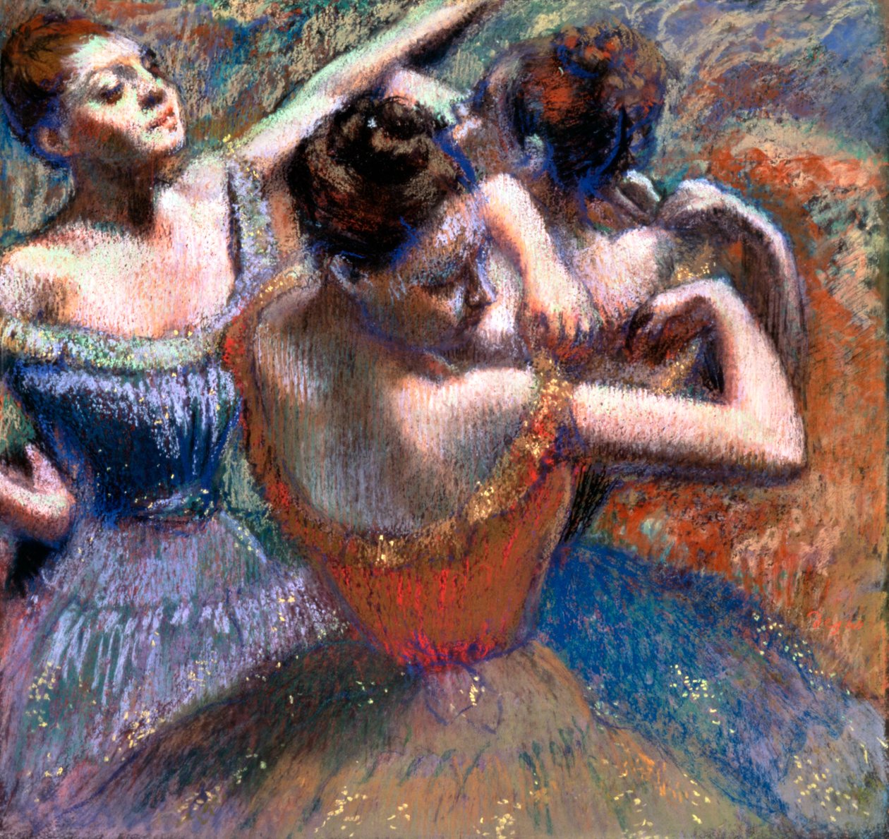 Dansçılar, 1899 by Edgar Degas