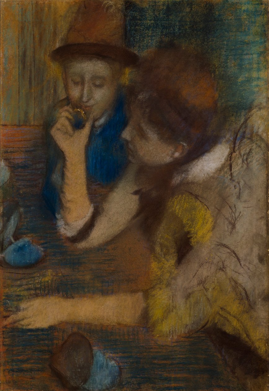 Mücevherler, 1887 dolayları (kağıt üzerine pastel) by Edgar Degas