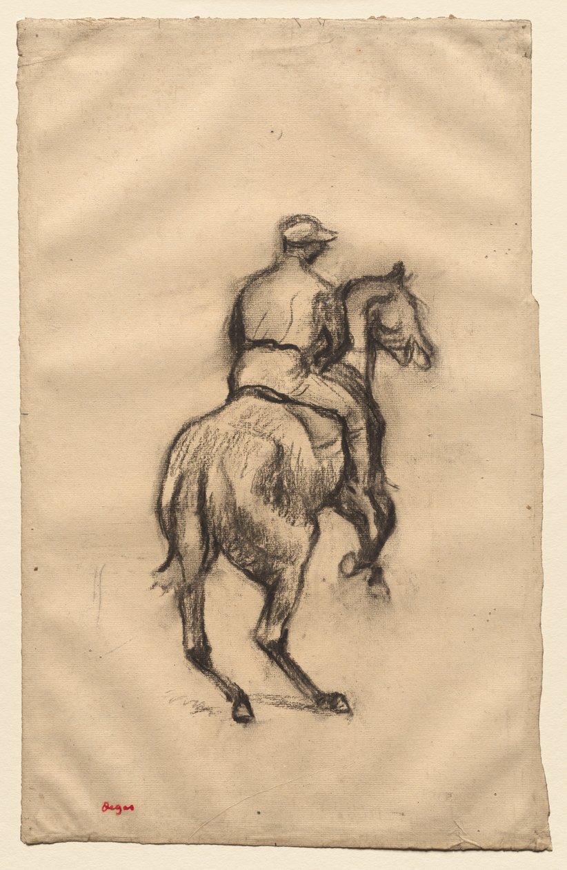 jokey by Edgar Degas
