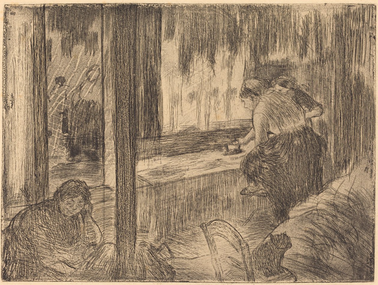 Çamaşırcılar by Edgar Degas