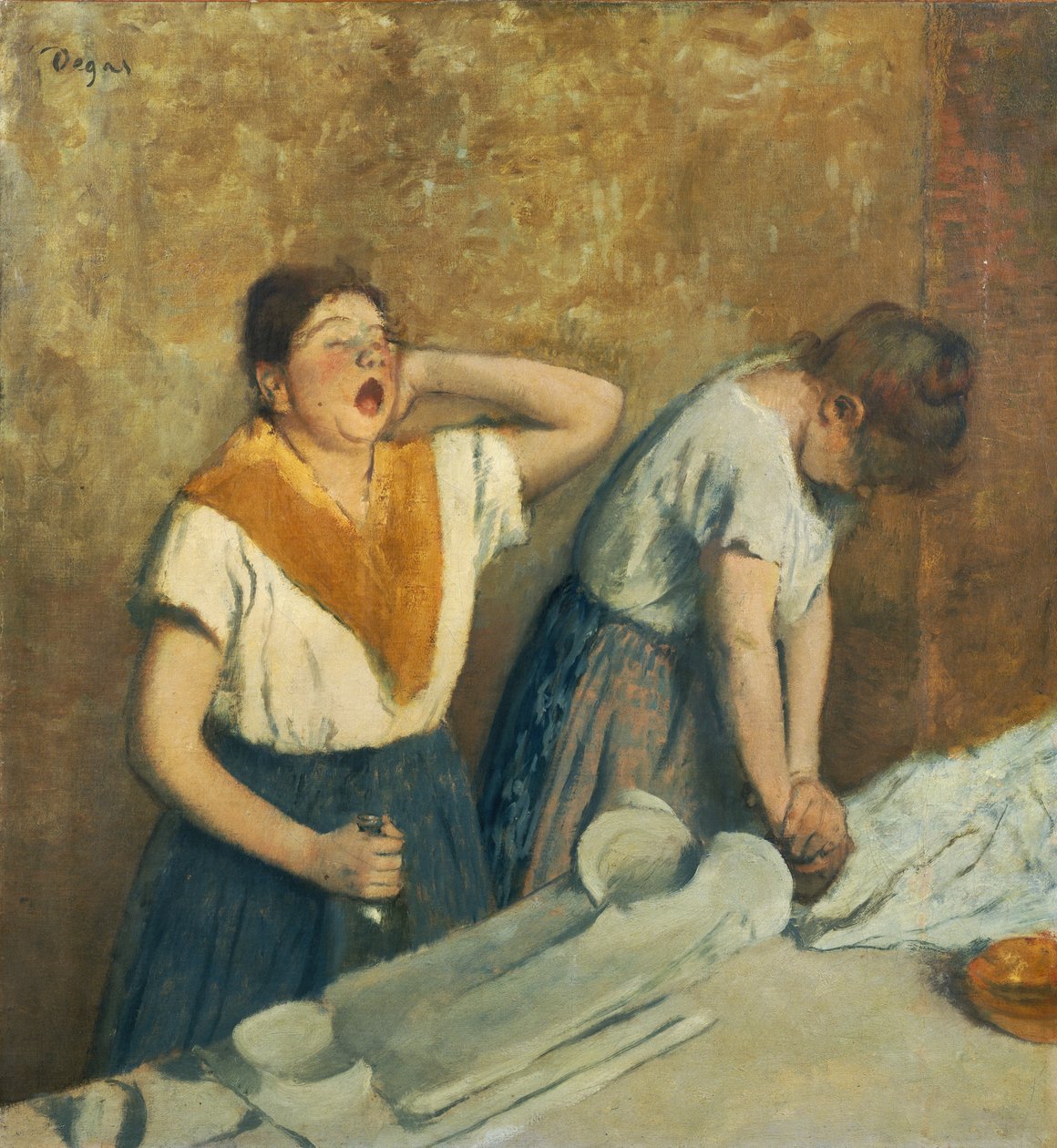 Çamaşırcılar by Edgar Degas
