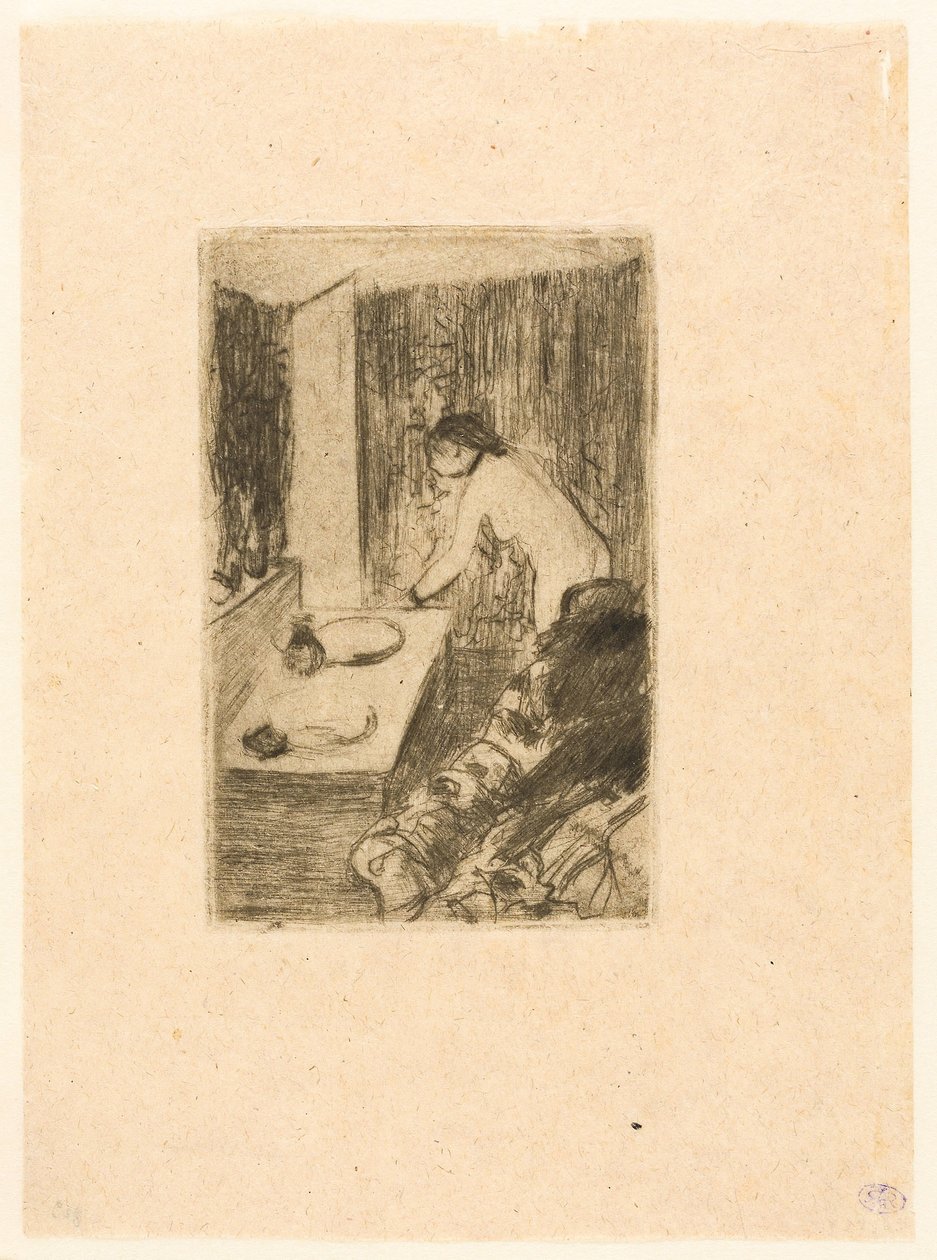 Küçük Giyinme Odası by Edgar Degas