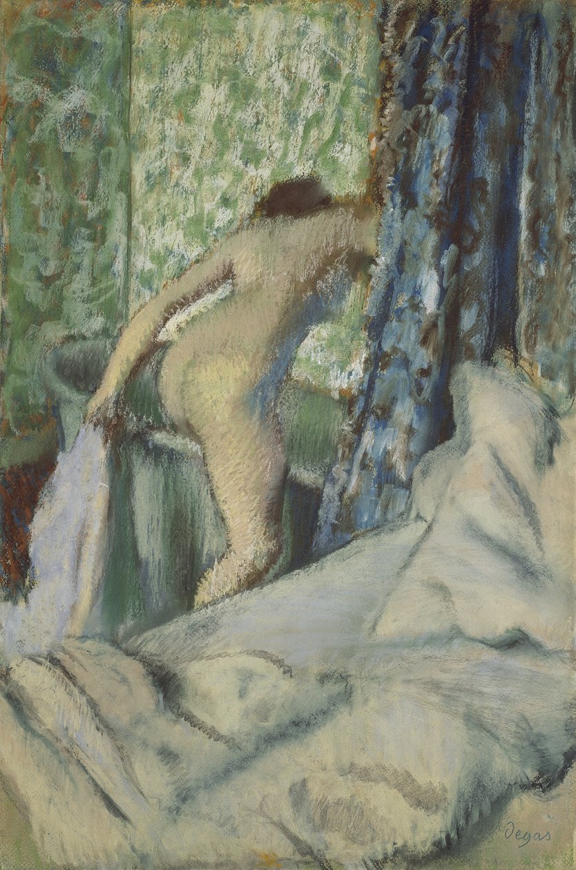 Sabah Banyosu, 1887-90 by Edgar Degas