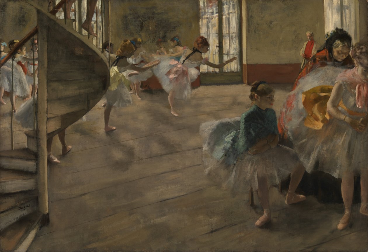 Prova, c.1877 (tuval üzerine yağlı boya) by Edgar Degas