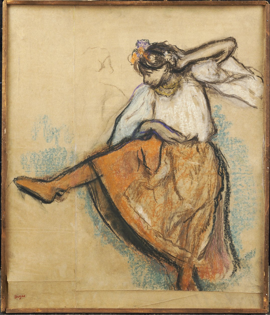 Rus Dansçı, 1895 by Edgar Degas