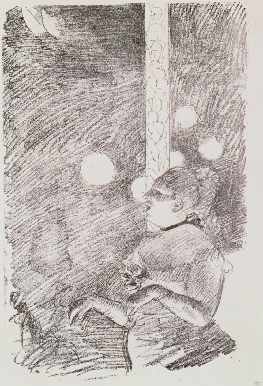 Köpeğin Şarkısı, 1876-77 by Edgar Degas