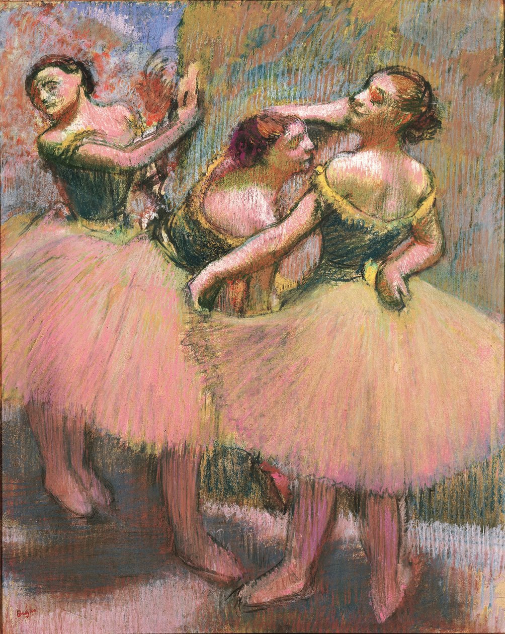 üç dansçı by Edgar Degas