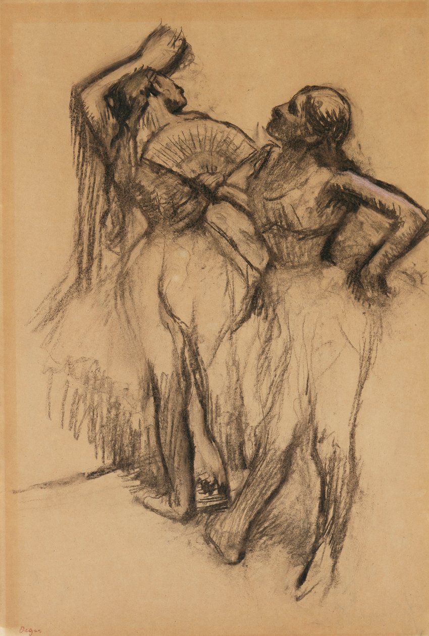 İki Dansçı, 1888 by Edgar Degas