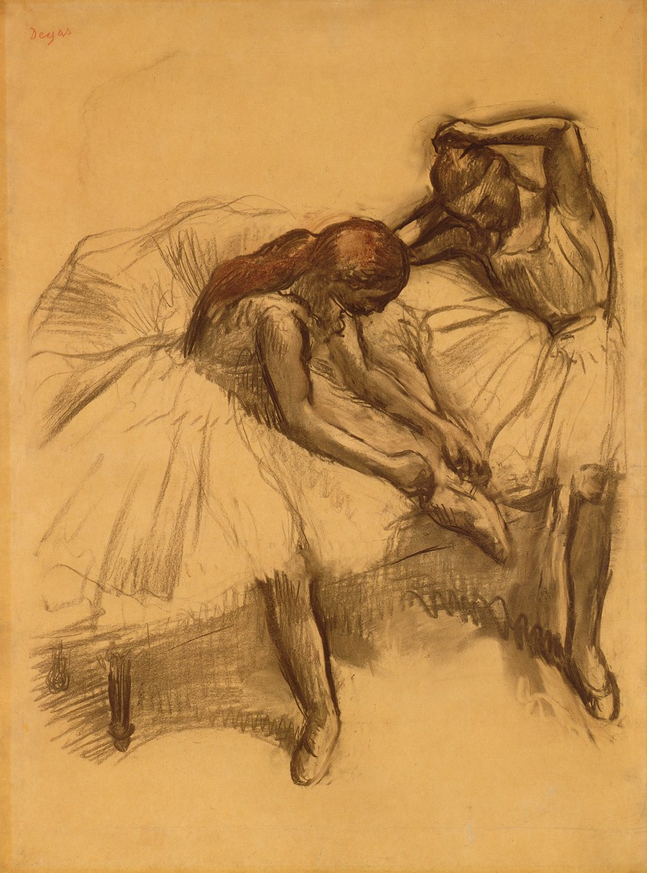 İki Dansçı, 1905 by Edgar Degas
