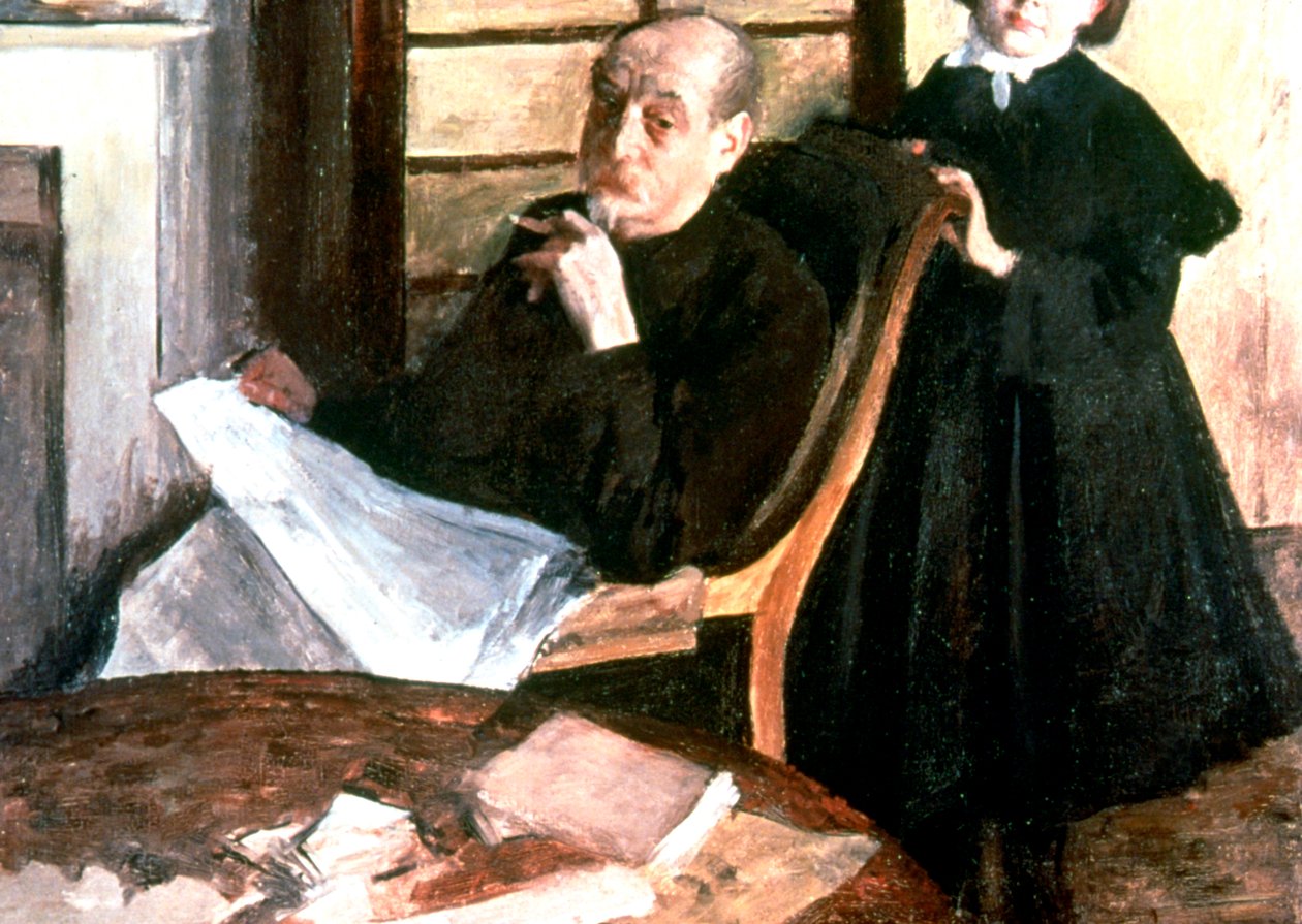 Amca ve Yeğen, c1876 by Edgar Degas