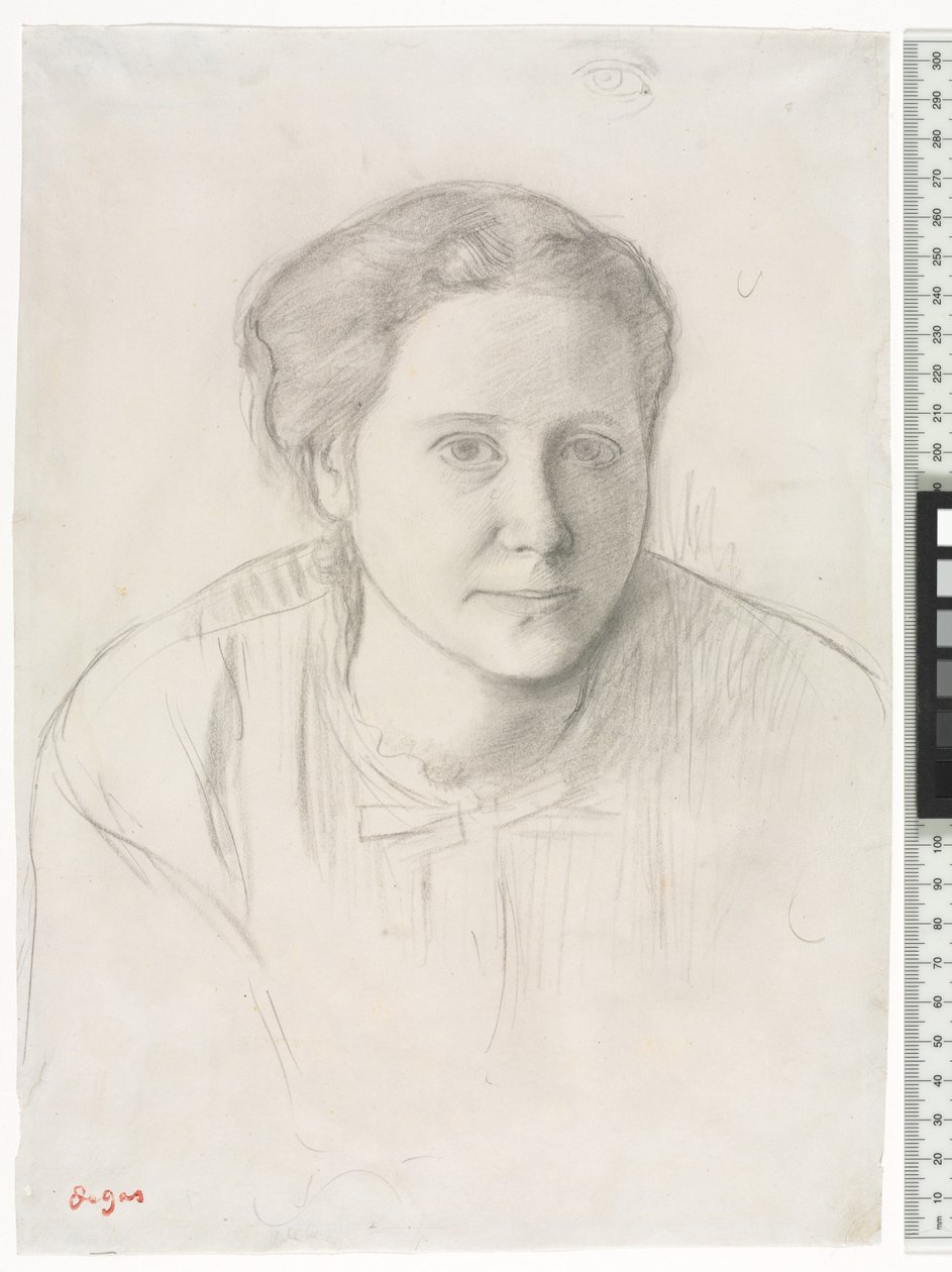Victoria Dubourg, 1866 dolayları by Edgar Degas