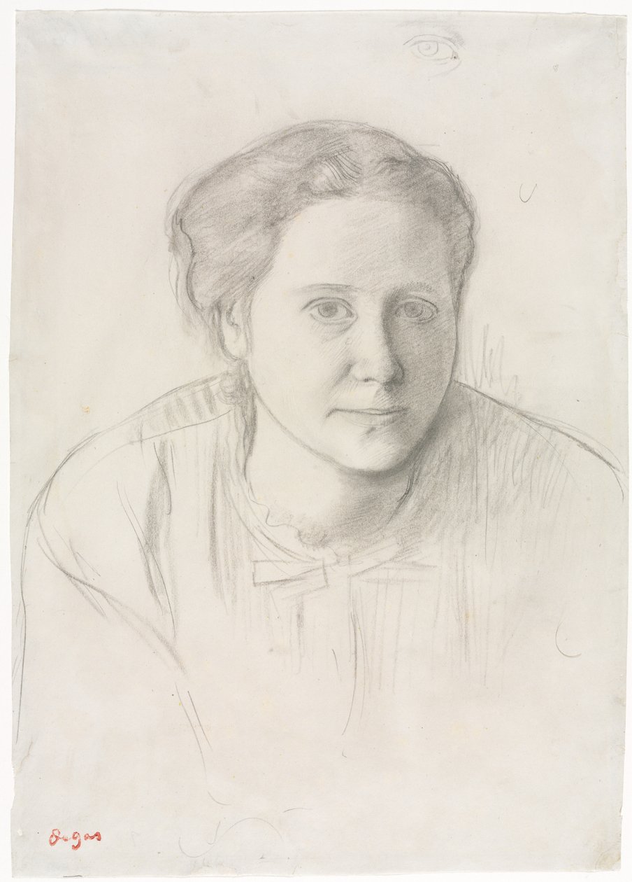 Victoria Dubourg, c. 1866. by Edgar Degas