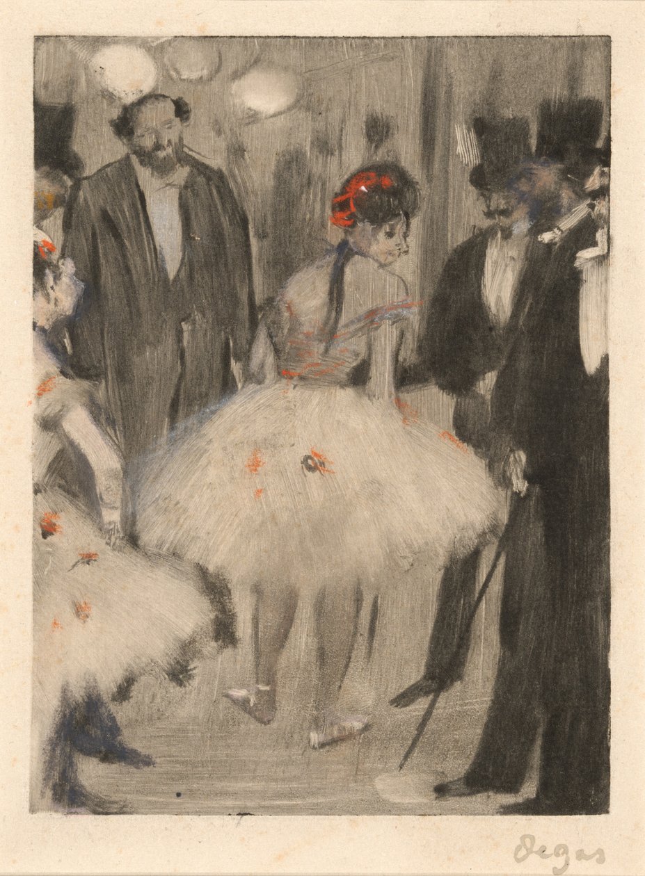 Marquis Cavalcanti Bakarken Virginie Hayran Oluyor by Edgar Degas