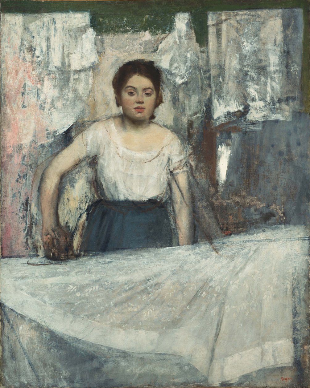 kadın ütü by Edgar Degas