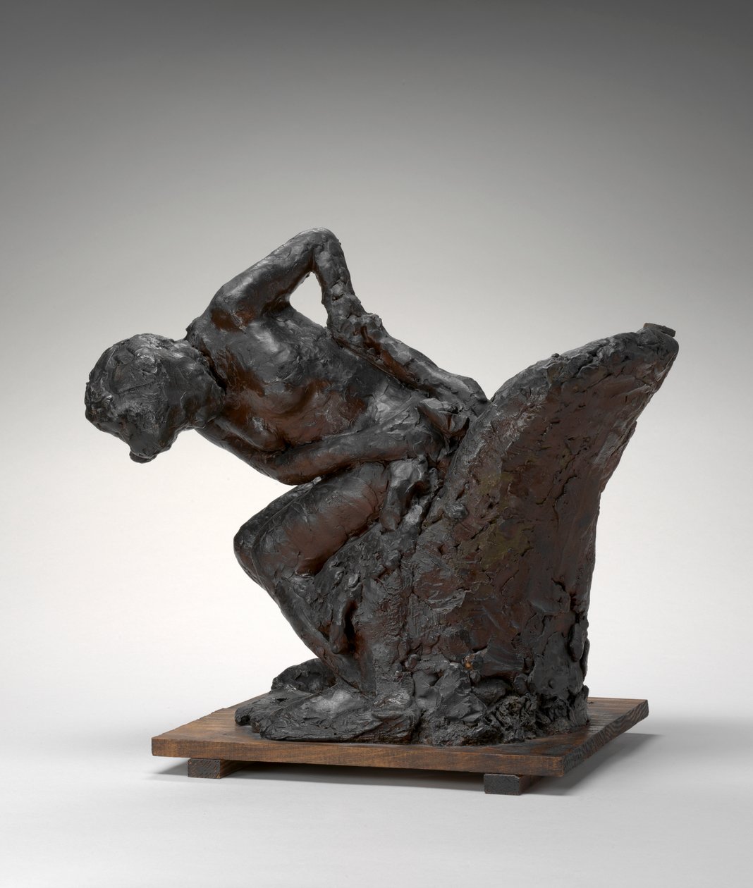 Oturan Kadın Sol Kalçasını Siliyor by Edgar Degas