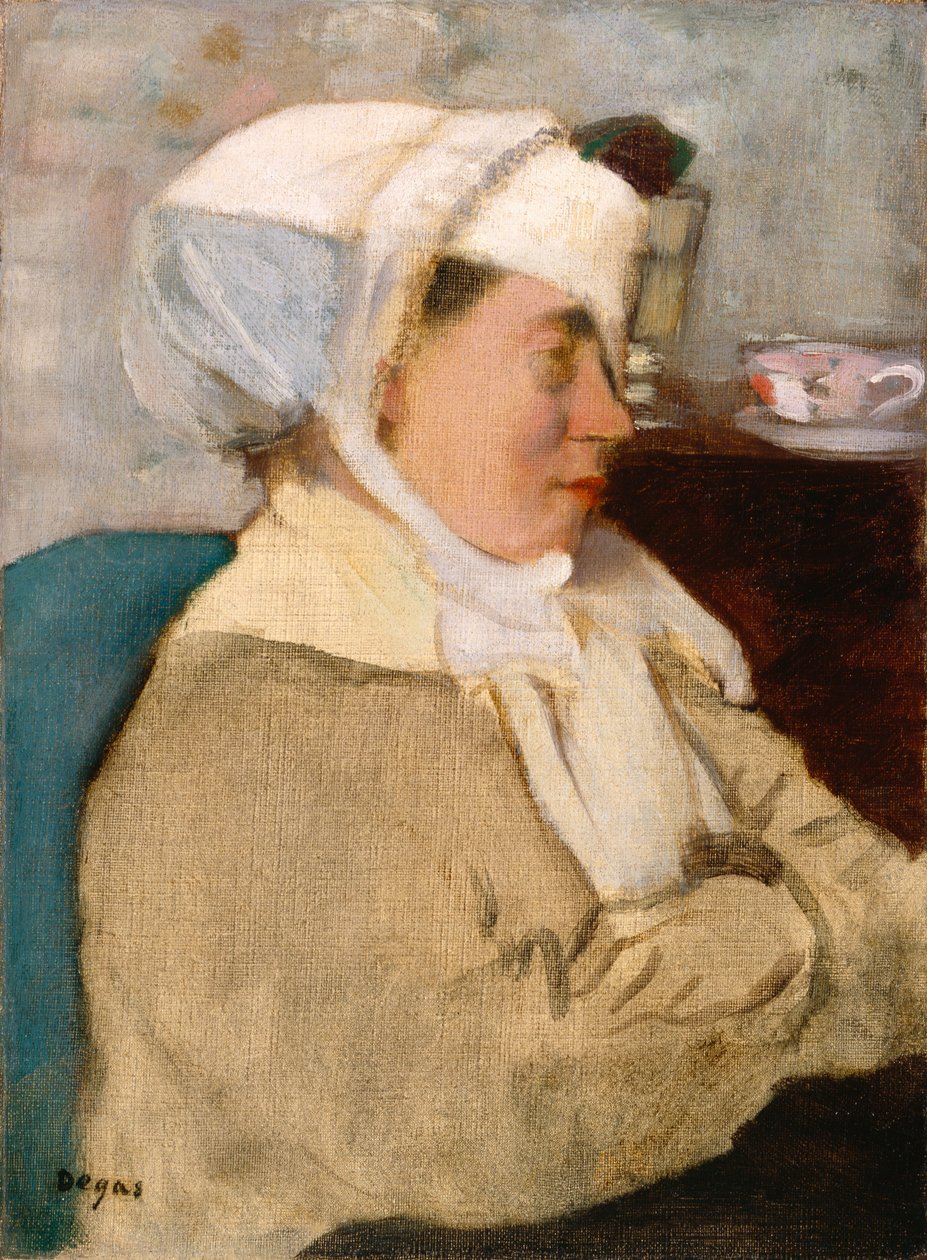 Sargılı Kadın, 1872 dolayları by Edgar Degas
