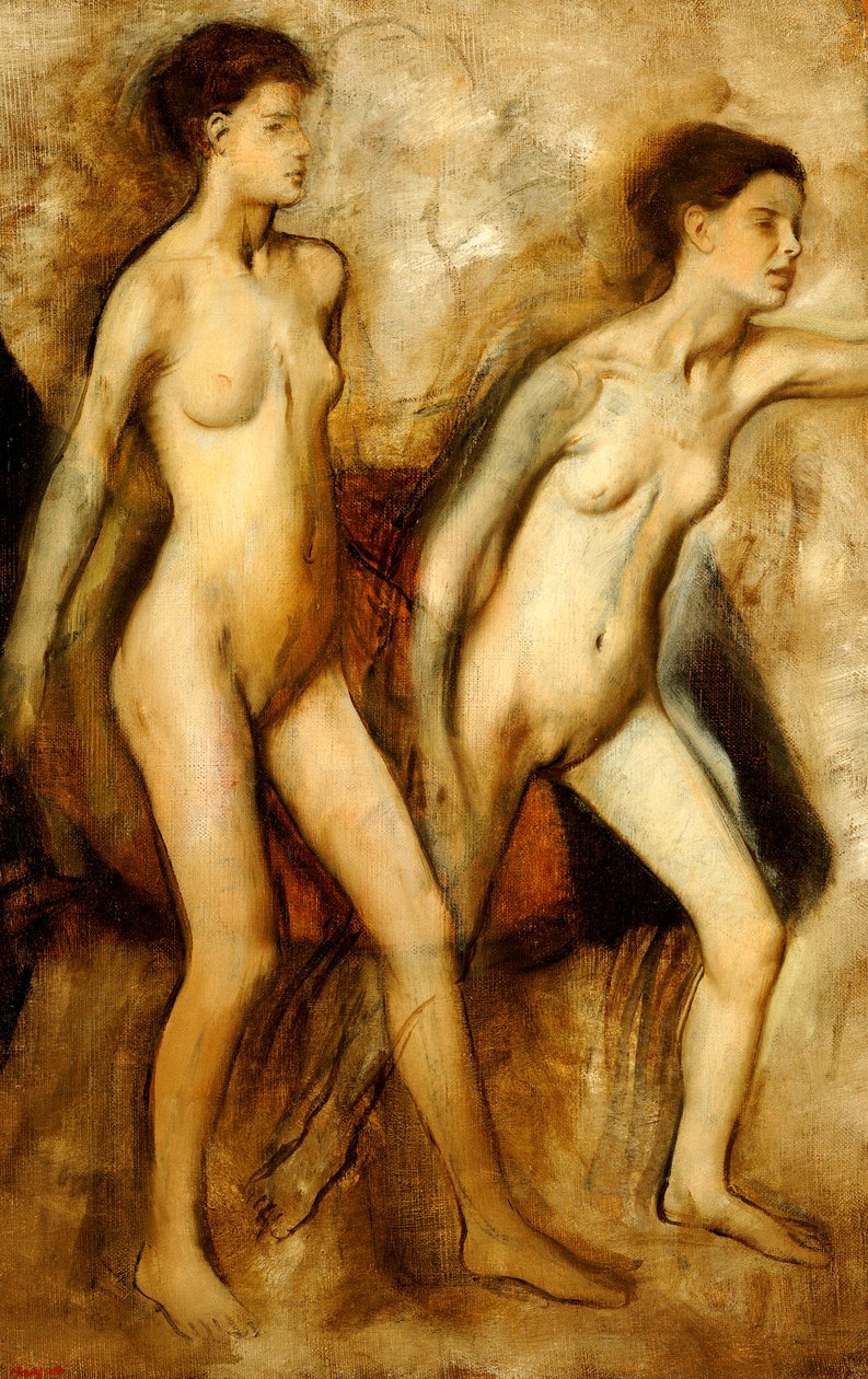 Genç Spartalı Kızlar Erkekleri Kışkırtıyor by Edgar Degas