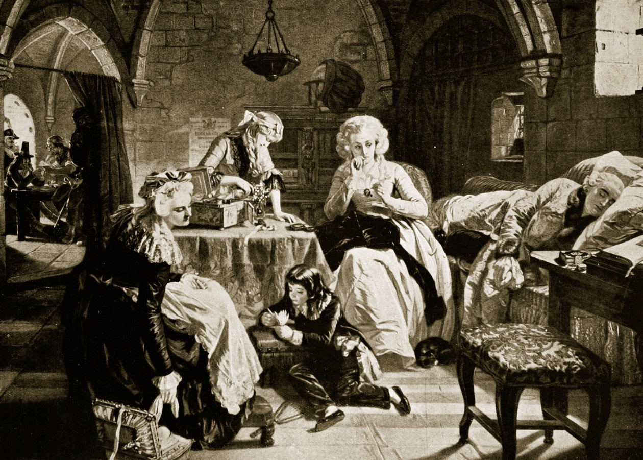 Louis XVI ve ailesi Tapınakta, 
