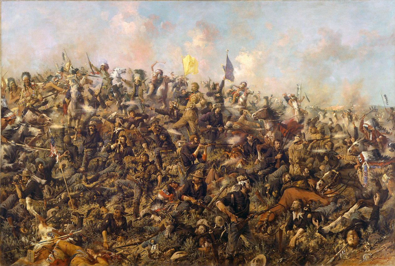 Custers Last Stand, Edgar Samuel Paxson, 1899 by Edgar Samuel Paxson