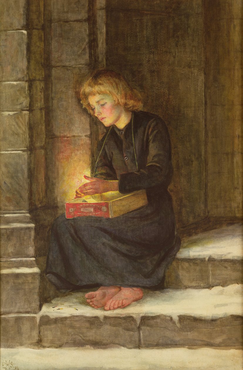 Kibritçi Kız by Edith Heckstall Smith