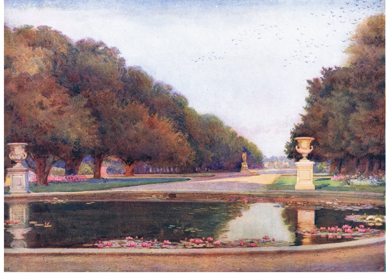 The Long Water, Hampton Court, The Gardens of England