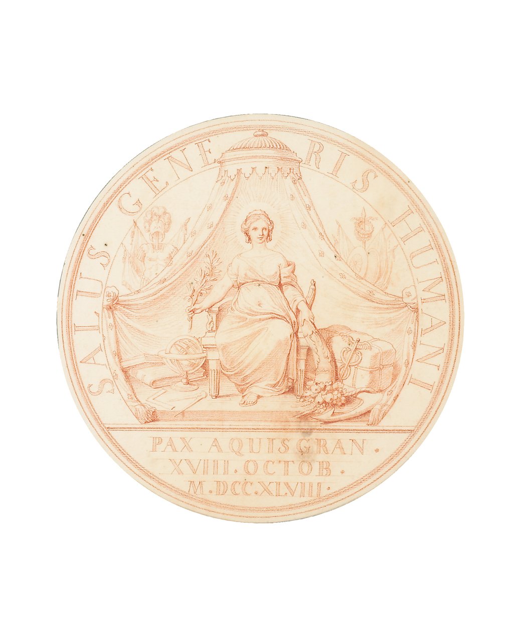 Aix-la-Chapelle Barışı, 1748 by Edmé Bouchardon
