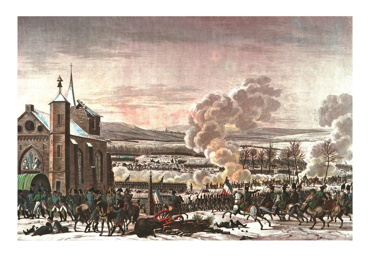 Eylau Savaşı, 9 Şubat 1807, c1850 by Edme Bovinet