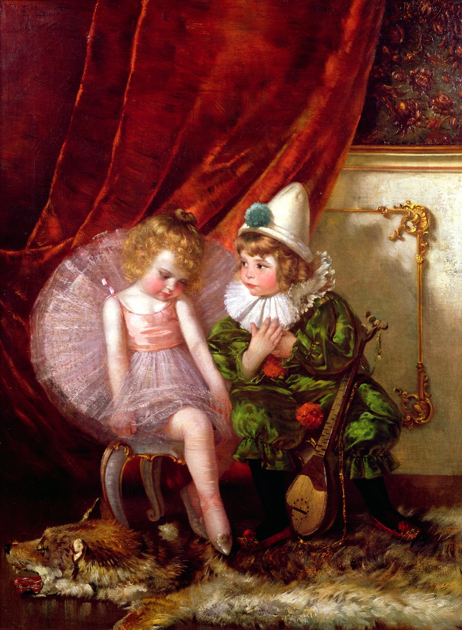 Pierrot ve Pierrette by Edmond Louyot
