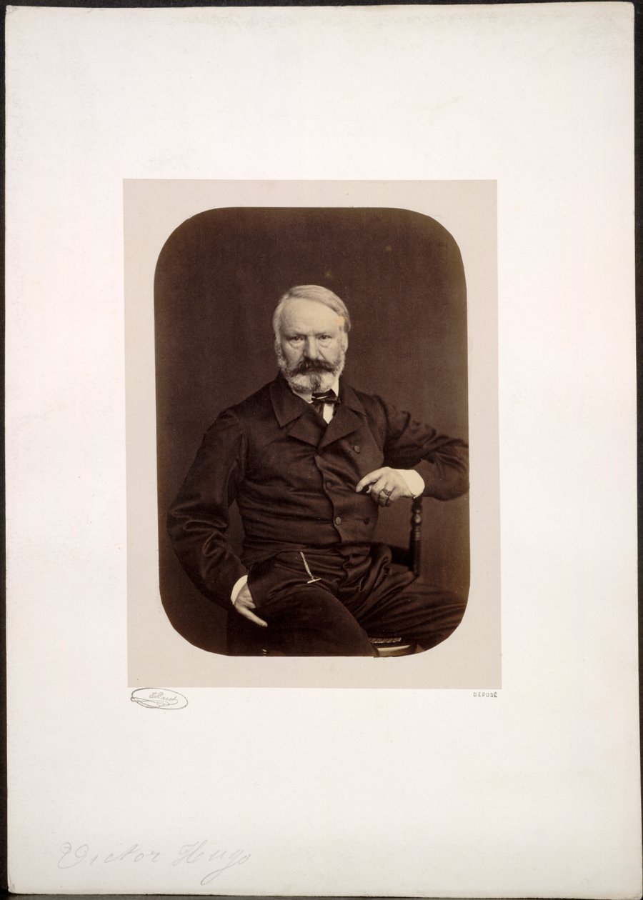 Victor Hugo'nun Guernsey'deki Portresi by Edmond Bacot
