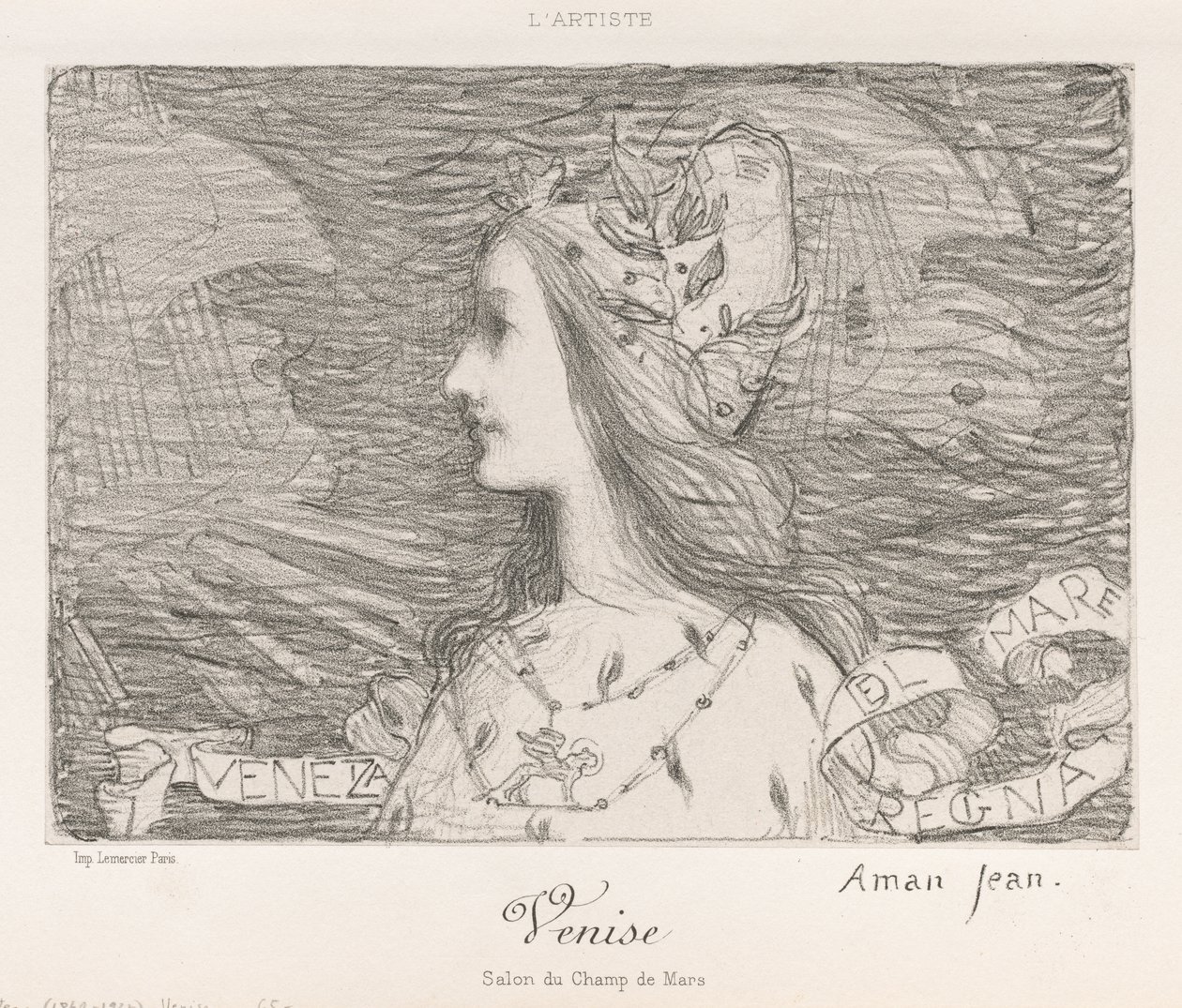 Venedik by Edmond François Aman Jean