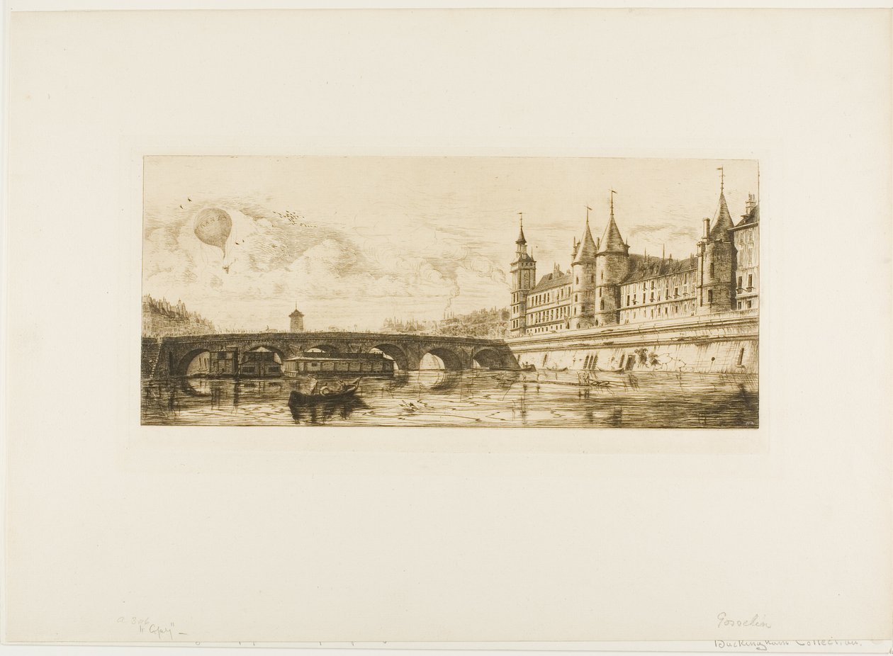 Pont au Change, Paris by Edmond Gosselin