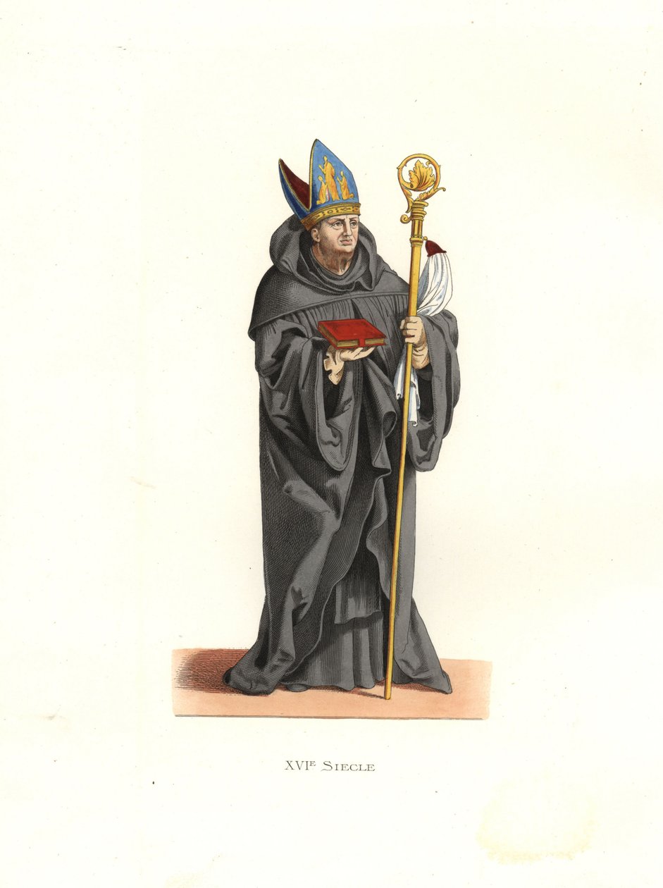 Benediktin başrahibi by Edmond Lechevallier Chevignard