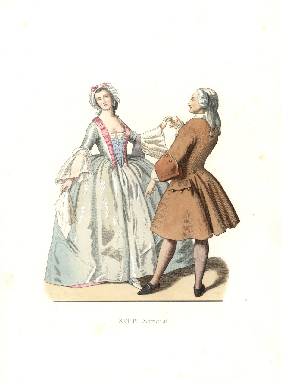 Dans eden usta ve genç Venedikli kadın by Edmond Lechevallier Chevignard