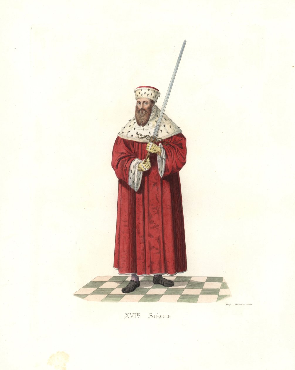Cesur Maurice, Saksonya Seçmeni (1521-1553) by Edmond Lechevallier Chevignard