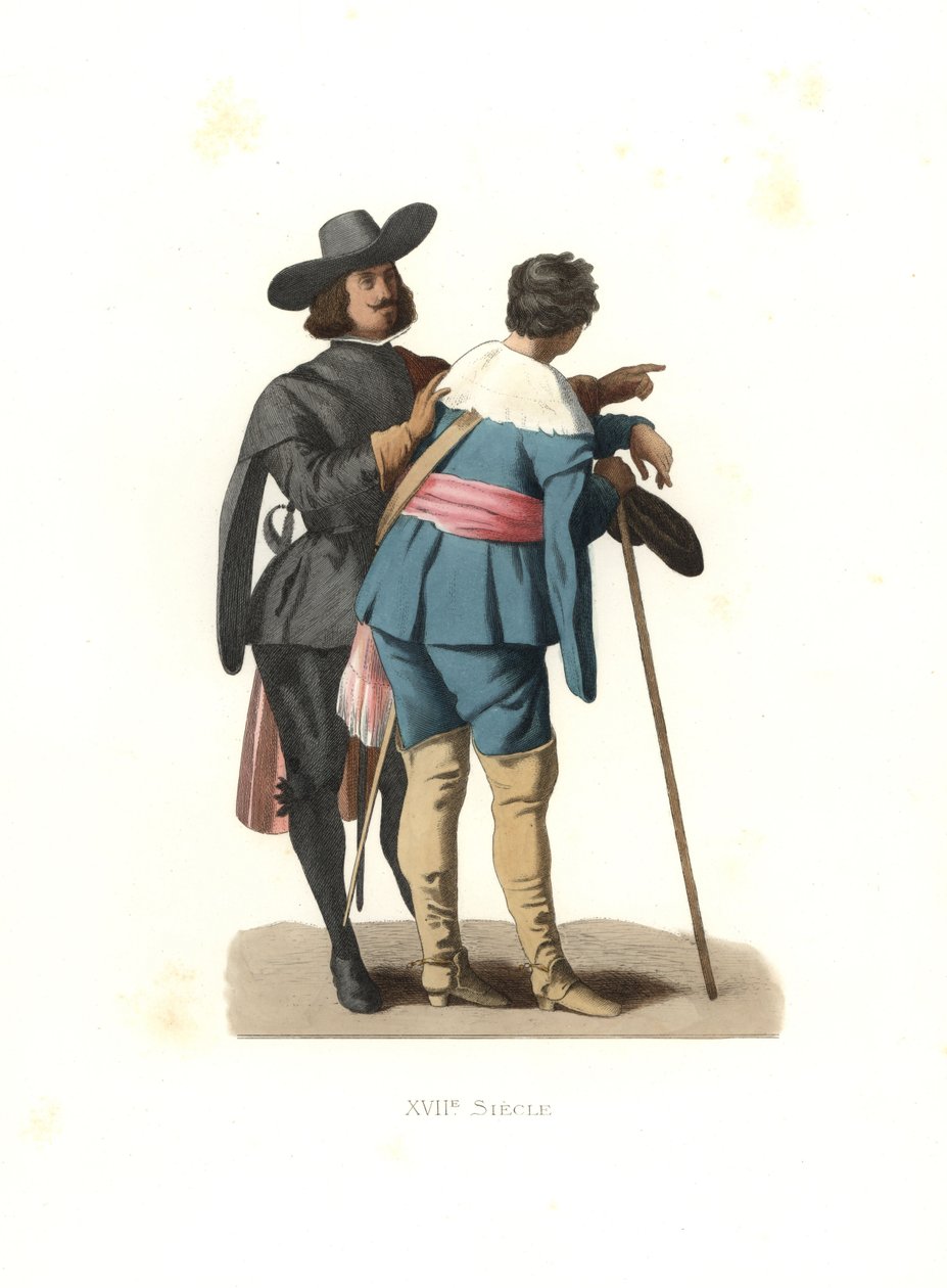 İki sanatçının portresi, İspanya by Edmond Lechevallier Chevignard