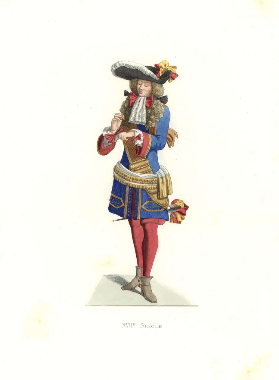 Kraliyet memuru, Fransa by Edmond Lechevallier Chevignard