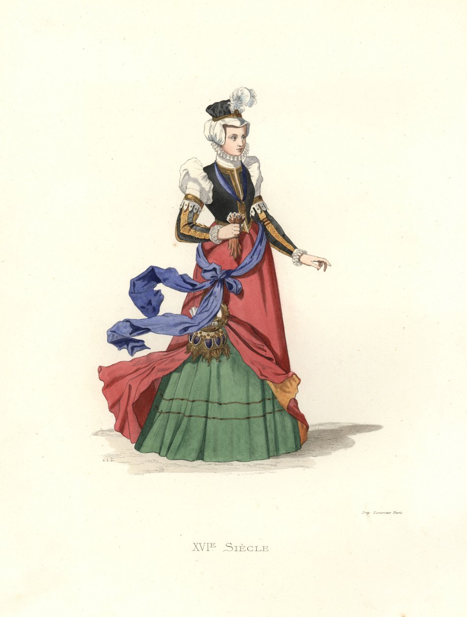 İsviçreli bayan by Edmond Lechevallier Chevignard