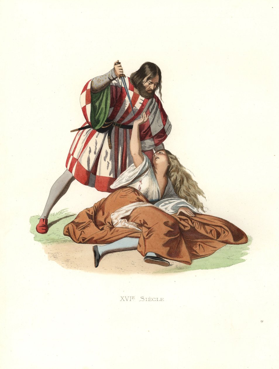 Venedikli adam karısını öldürdü by Edmond Lechevallier Chevignard