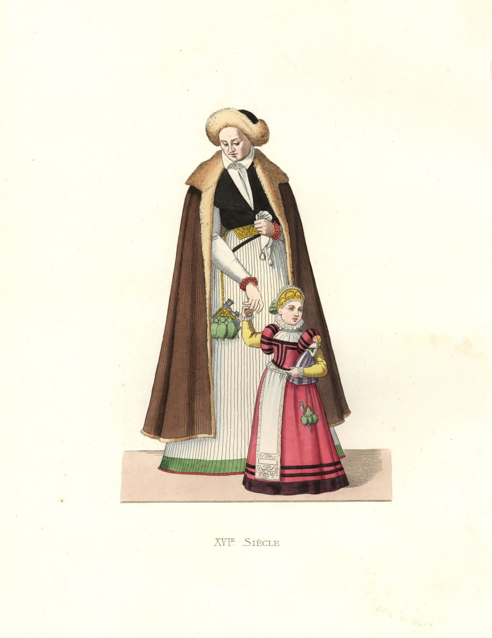 Silezya ve kız kadın by Edmond Lechevallier Chevignard