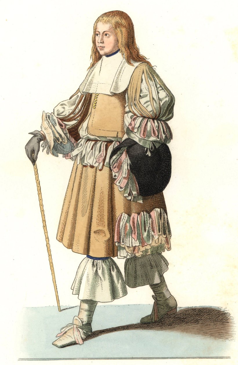Hollandalı genç by Edmond Lechevallier Chevignard