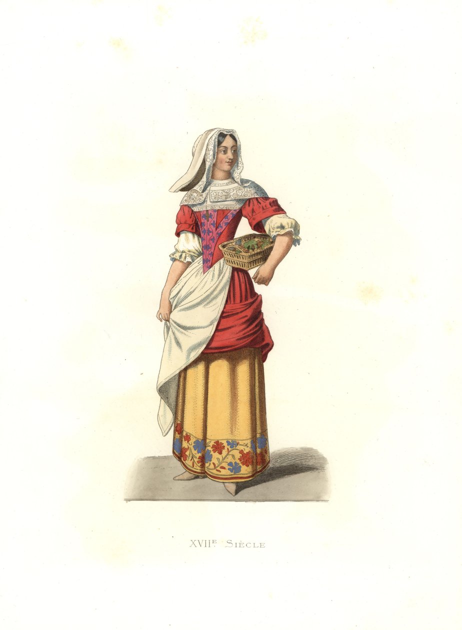 Köylü kadın, Fransa by Edmond Lechevallier Chevignard