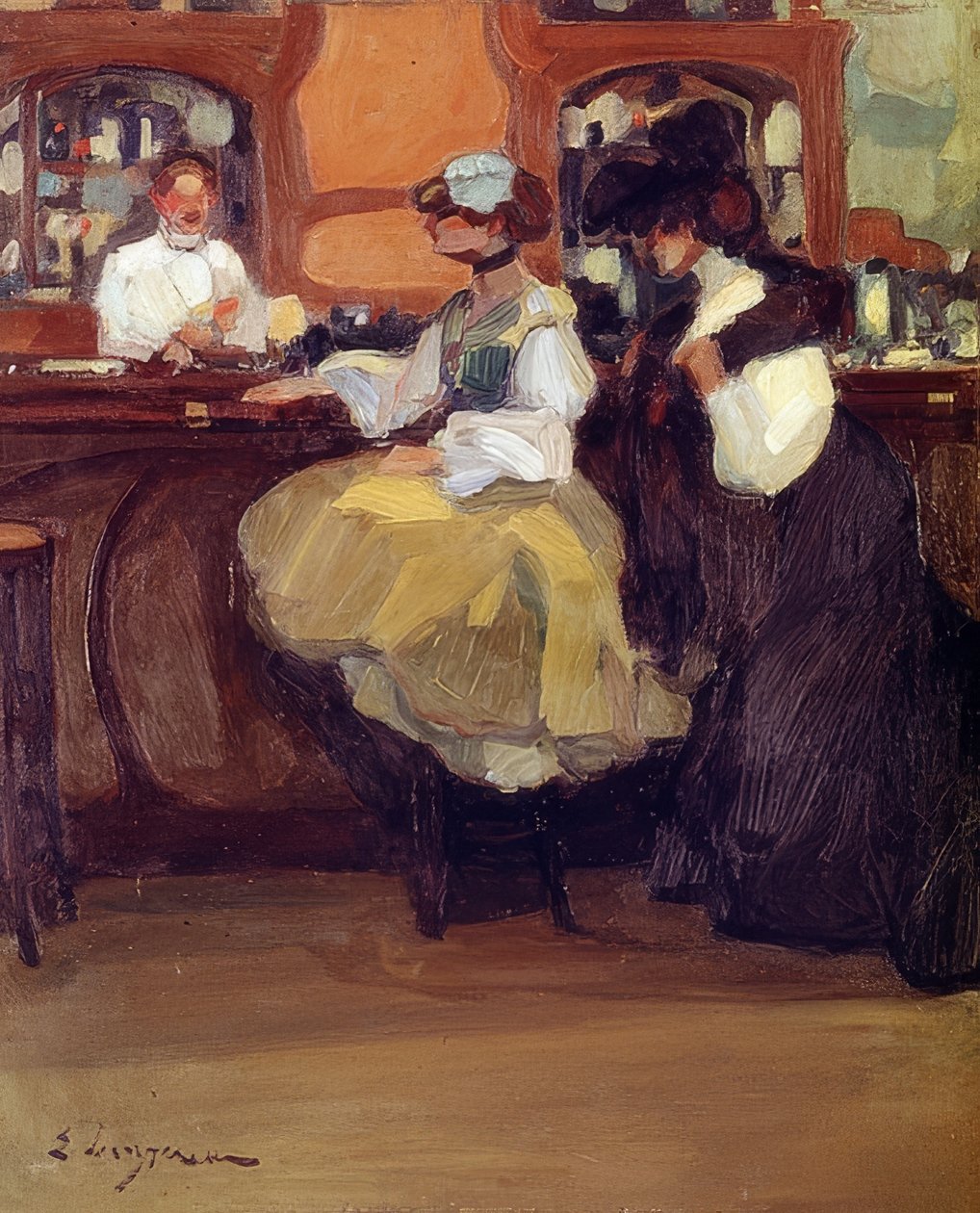 Bar Taberin. 1905 by Edmond Lempereur