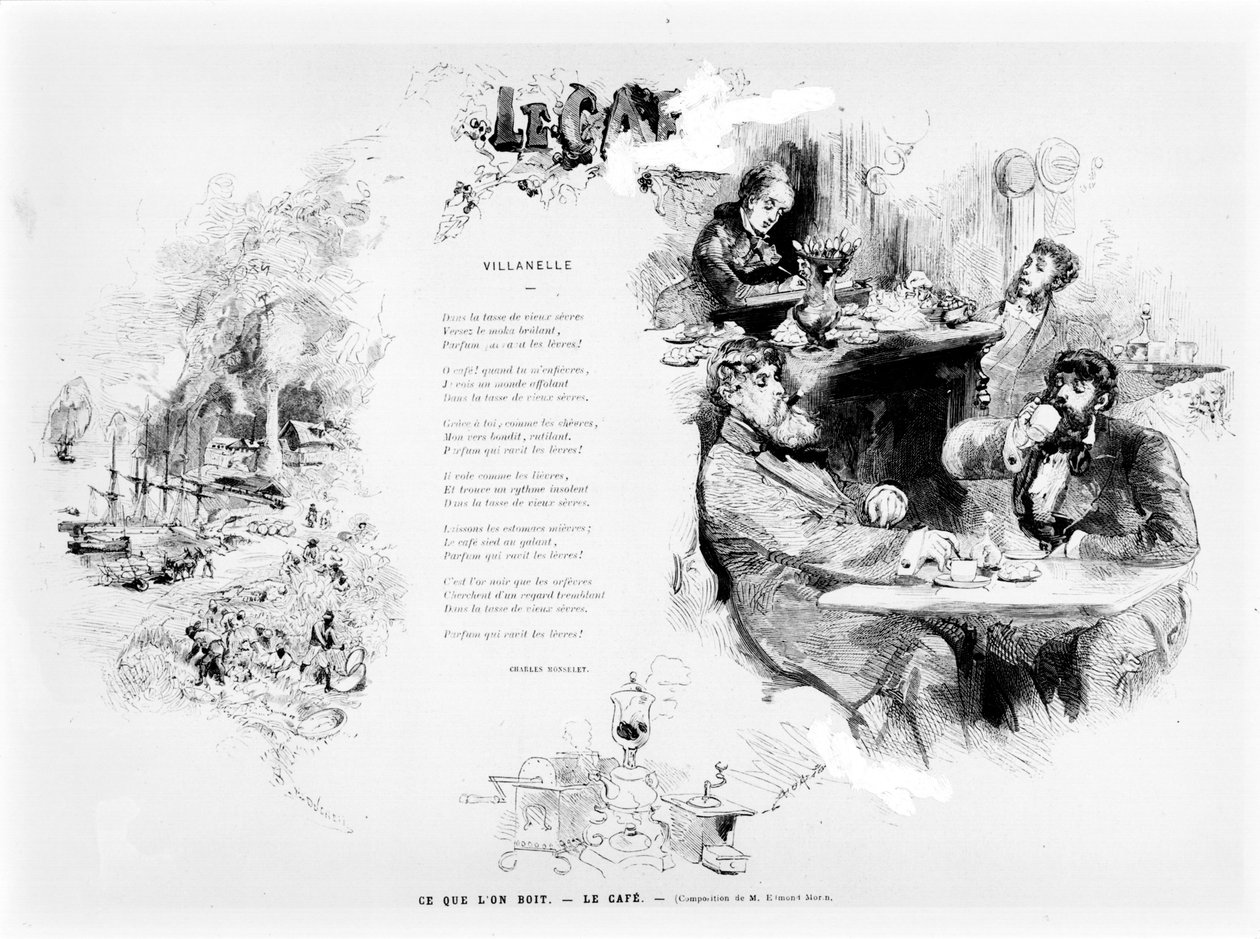 Kafe, c.1860-80 by Edmond Morin